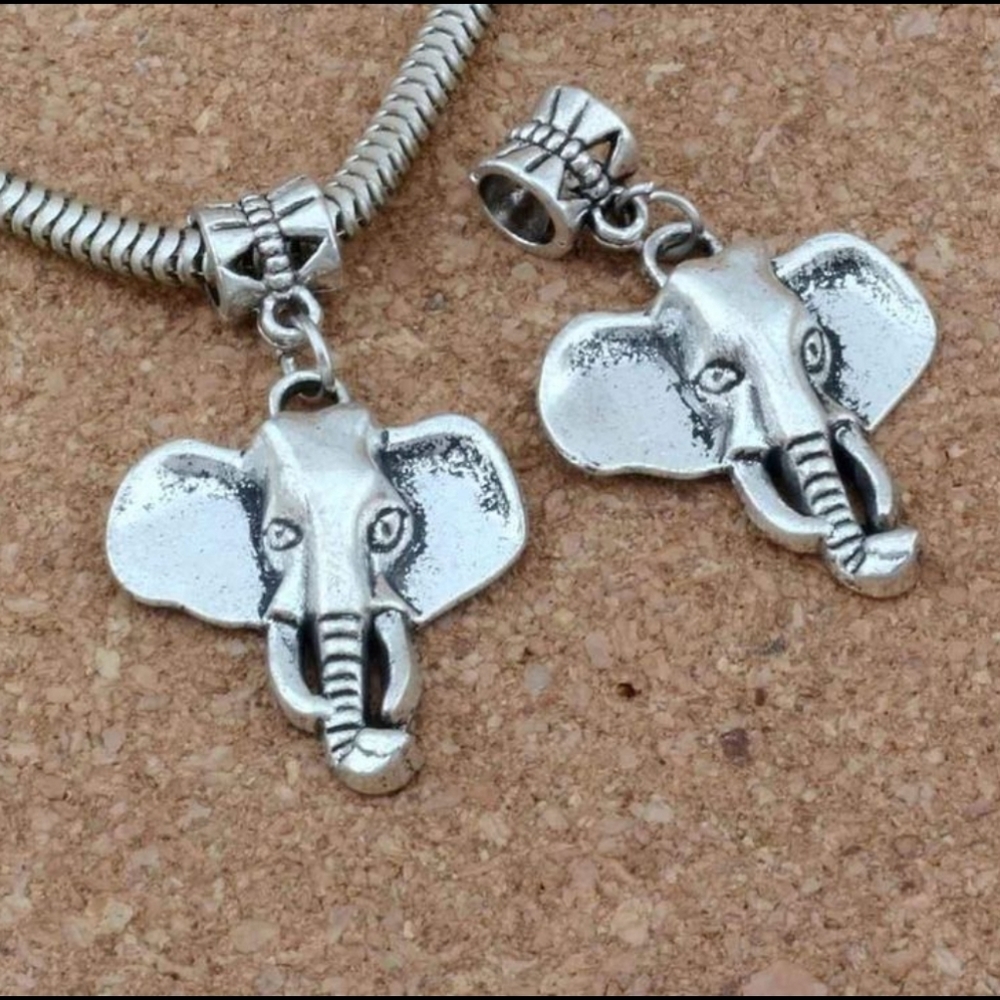 Elephant ganesh charms bracelet charms dreadlock beads